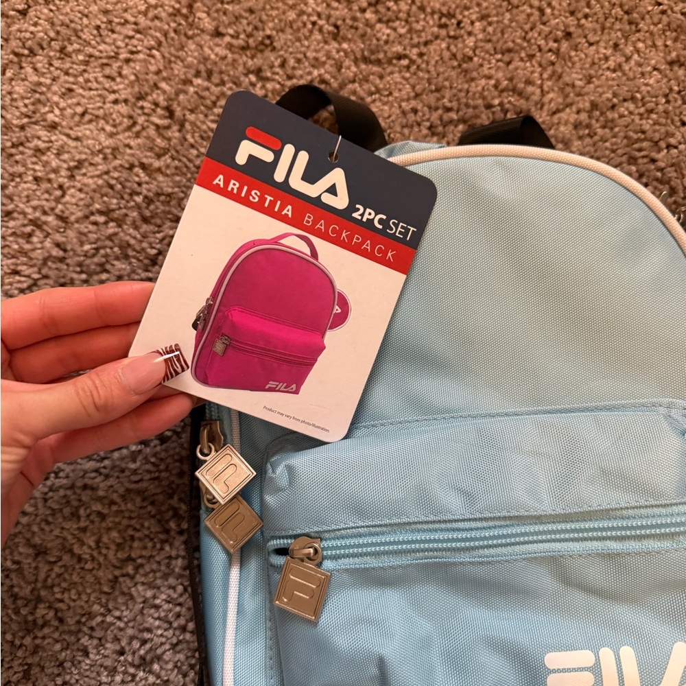 Fila Light Blue Mini Backpack Set - image 2